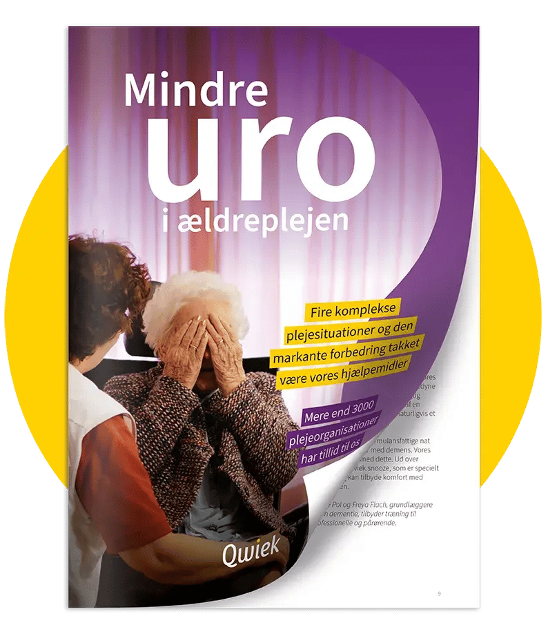 Magazine mindre uro i aeldreplejen